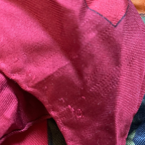 Bally silk floral scarf 34” X 34” - Picture 3 of 3